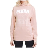 Puma Women's Elongated Hoodie - Peach