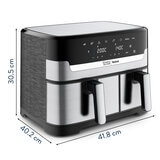 Jamie Oliver By Tefal Dual Drawer Air Fryer EY905J Jamie Oliver By Tefal Dual Drawer Air Fryer EY905J