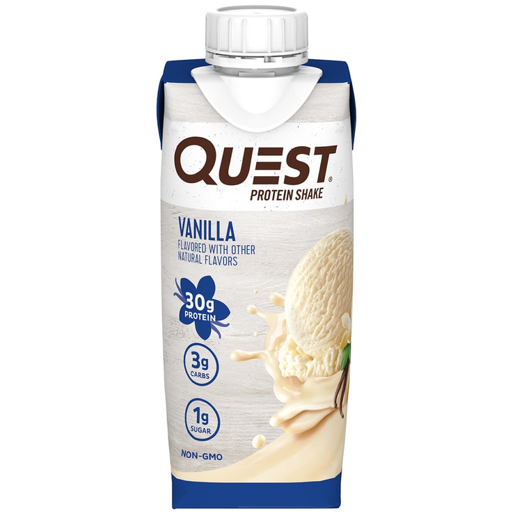 Quest Protein Shake Vanilla 325ml x 12 | Costco Australia