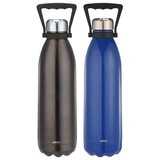 Avanti Fluid Vacuum Bottle 2 x 1.5L Matte Black & Stainless Steel