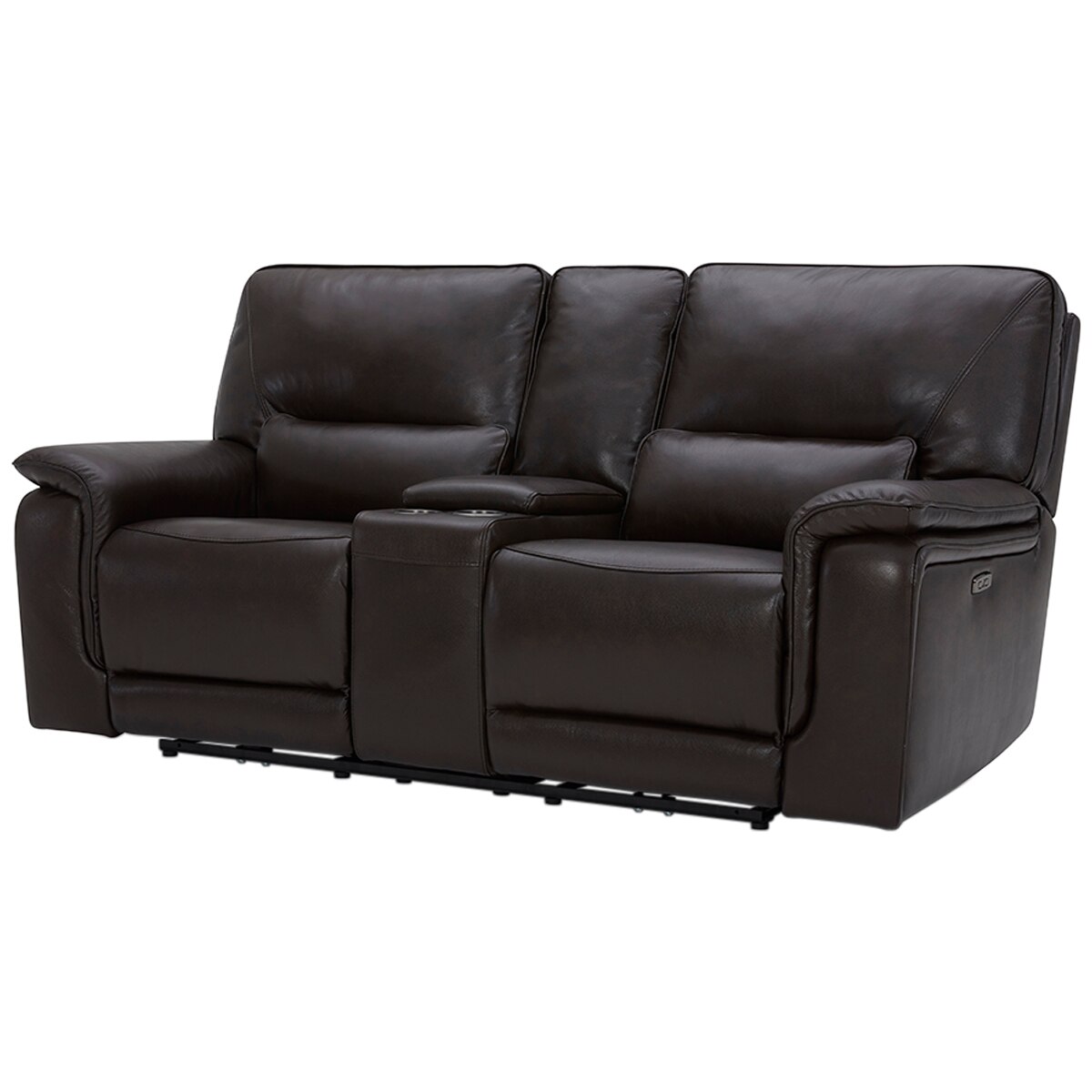 gilman creek leather power loveseat