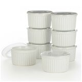 Signature Ramekin Bowls With Lid 8 Piece Set Signature Ramekin Bowls With Lid 8 Piece Set