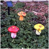 Infinity X1 Solar Landscape Light Glass Mushroom 3 Pack Infinity X1 Solar Landscape Light Glass Mushroom 3 Pack