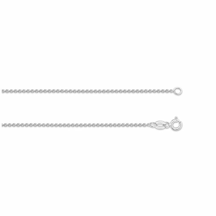 18KT White Gold Cable Chain 18KT White Gold Cable Chain