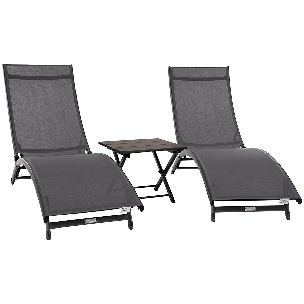 Vivere Coral Springs Chaise Lounge Table Set Costco Australia