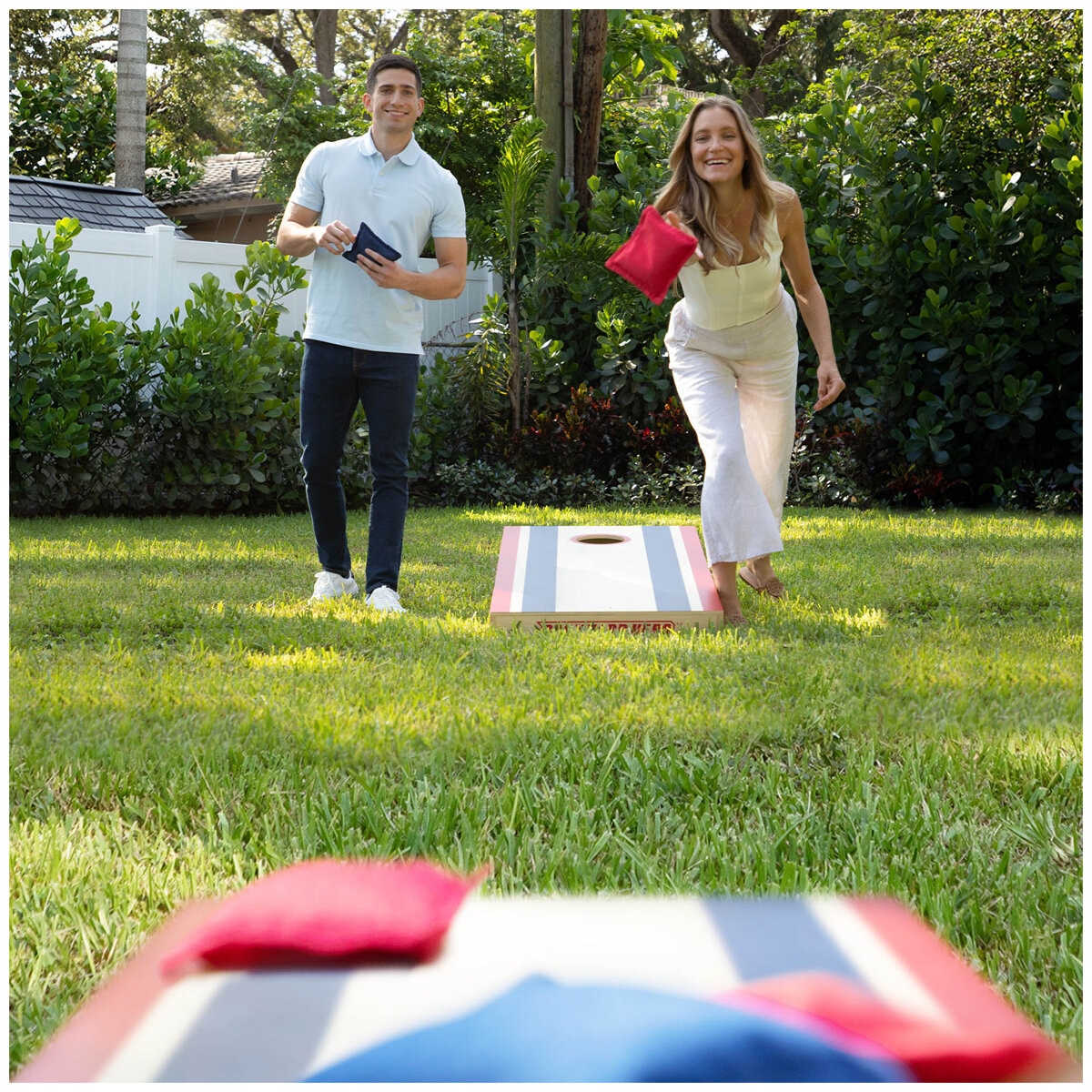 Backyard Hero Official Size Cornhole Set