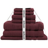 Canningvale Amalfitana Towel Set 7 Piece Shiraz