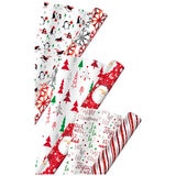 Kirkland Signature Red and White Double-Sided Gift Wrap 6 Pack