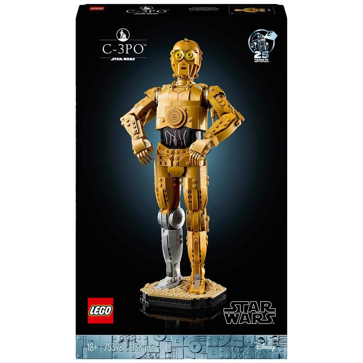 LEGO Star Wars C-3PO Buildable Droid Figure 75398