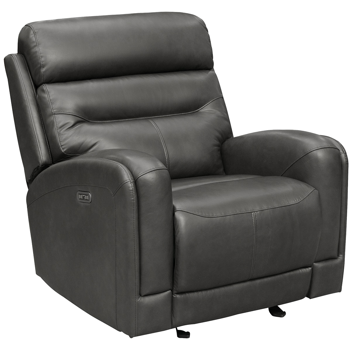 Pulaski Oklahoma Leather Power Glider Recliner 