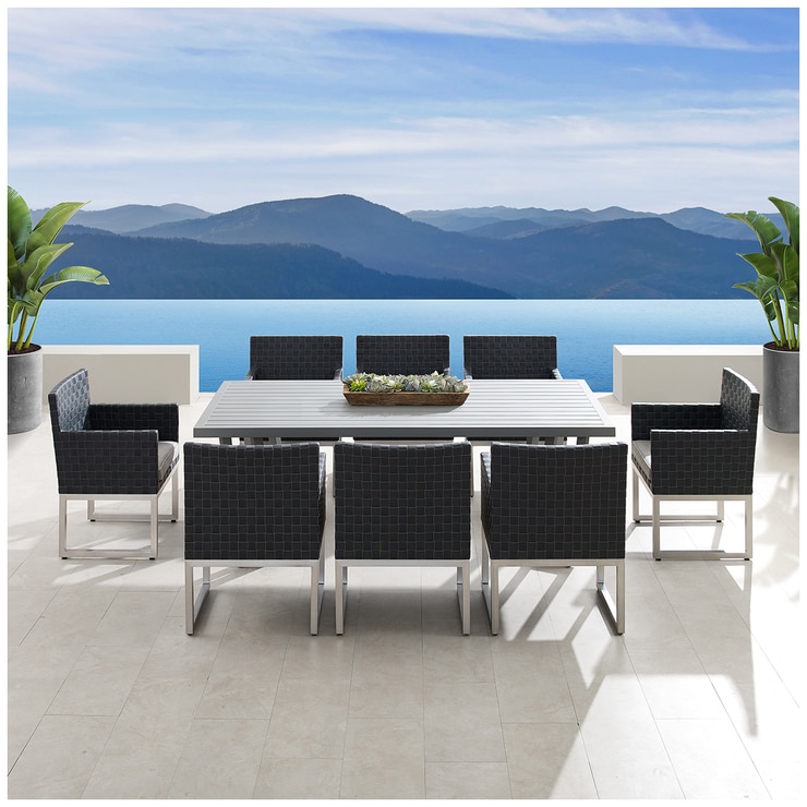 Soho 9 Piece Outdoor Dining Set Costco Australia