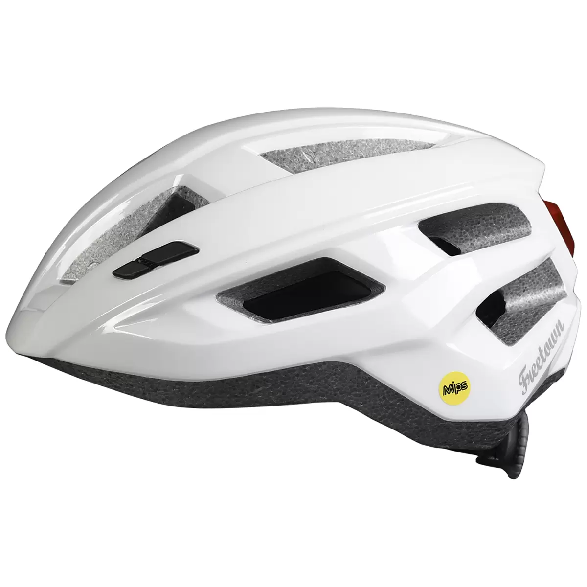 Freetown Gear and Gravel Lumiere Bike Helmet with Mips Protection Enamel White