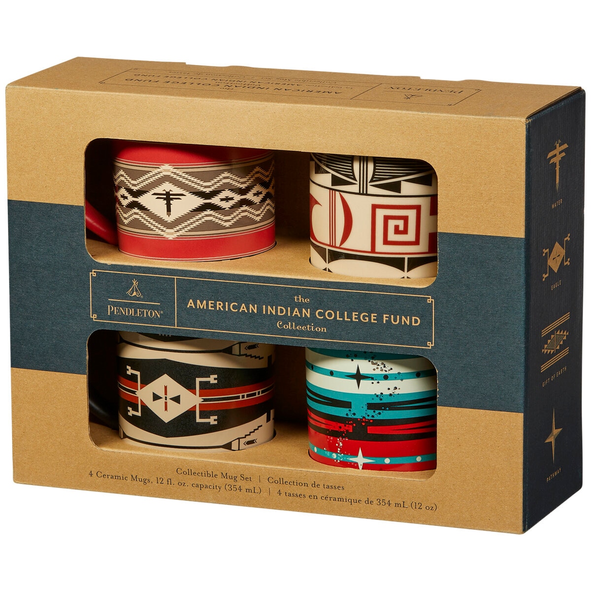  Pendleton Collectible Ceramic Mug Set The College Fund #2 One  Size : Home & Kitchen