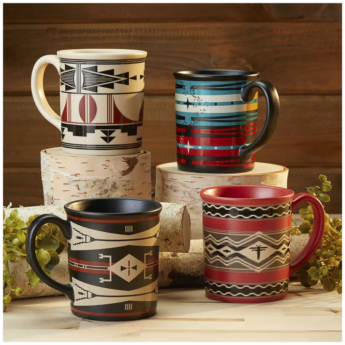 Pendleton Ceramic Mugs 4 Piece Set The College Fund