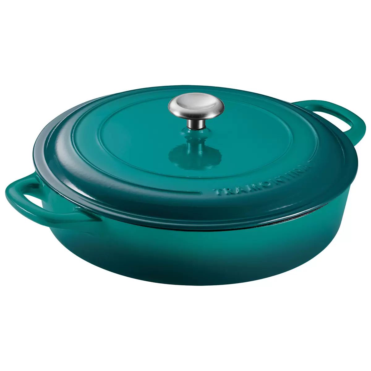 Tramontina Covered Enameled Cast Iron Braiser 3.8L