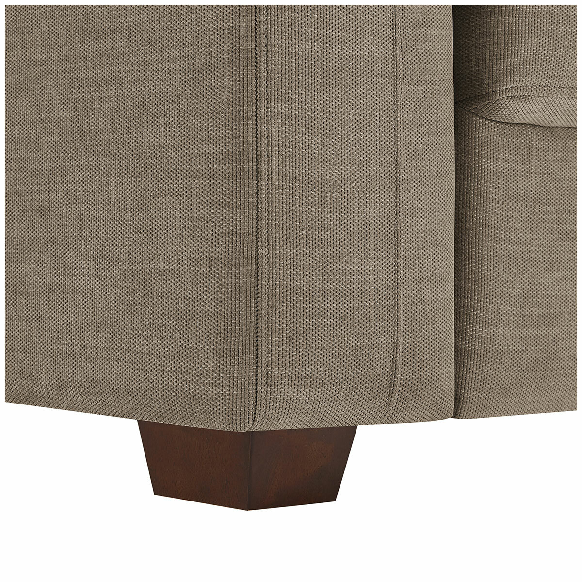 Thomasville Caler 3 Piece Fabric Sectional with Sleeper and Storage Seat Thomasville Caler 3 Piece Fabric Sectional with Sleeper and Storage Seat