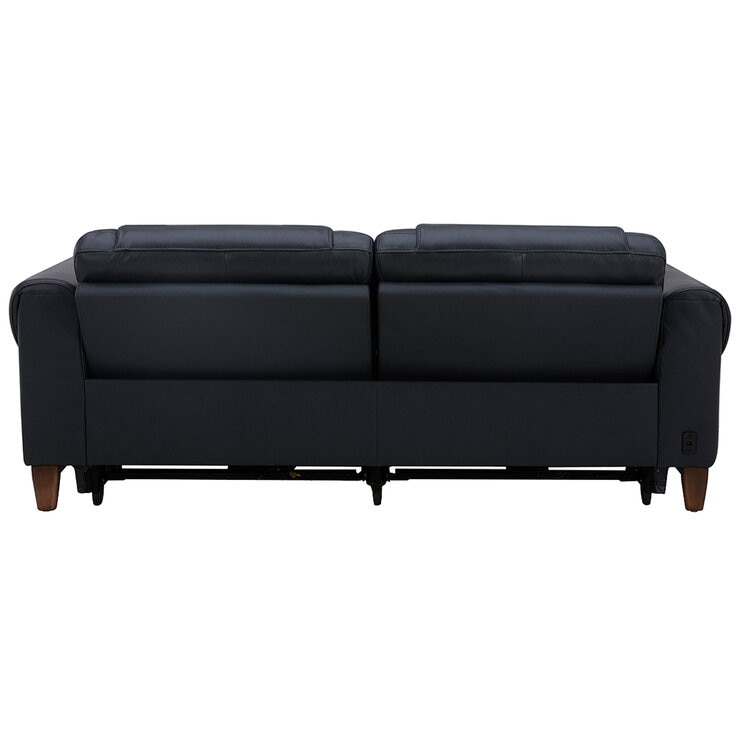Aiden & Ivy Leather Power Reclining Sofa With Power Headrests Aiden & Ivy Leather Power Reclining Sofa With Power Headrests