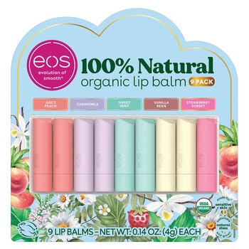 eos Natural Organic Lip Balm 9 Sticks