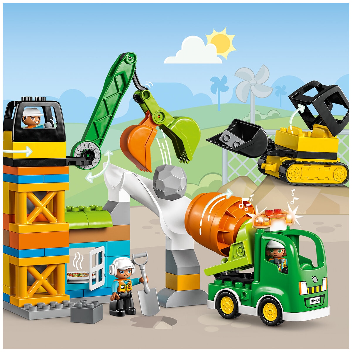 Duplo construction site on sale