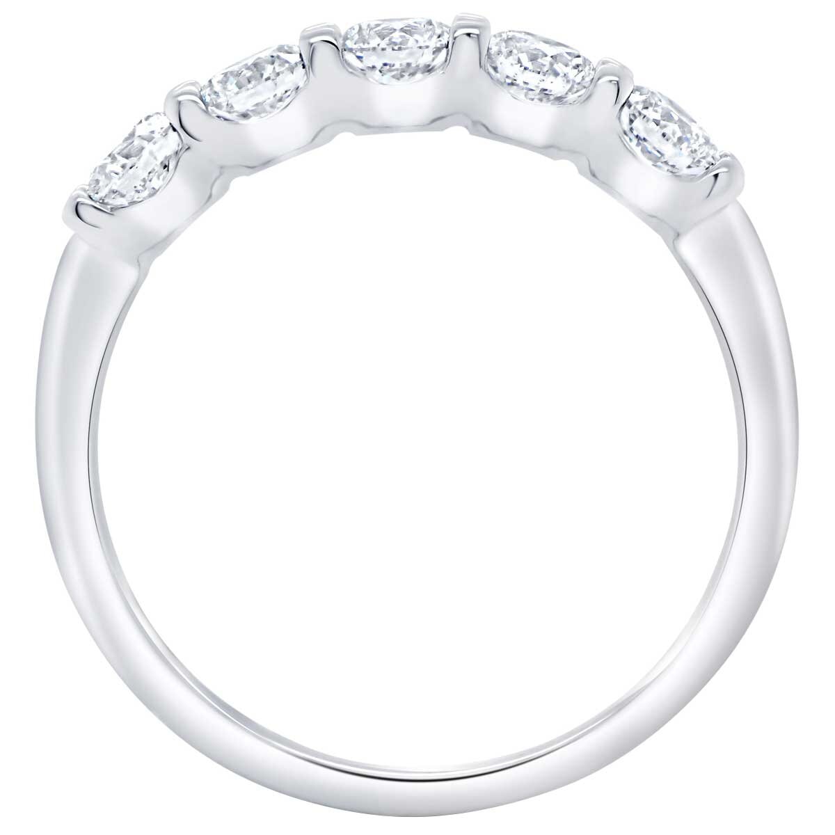 18KT White Gold 0.91ctw Diamond Ring