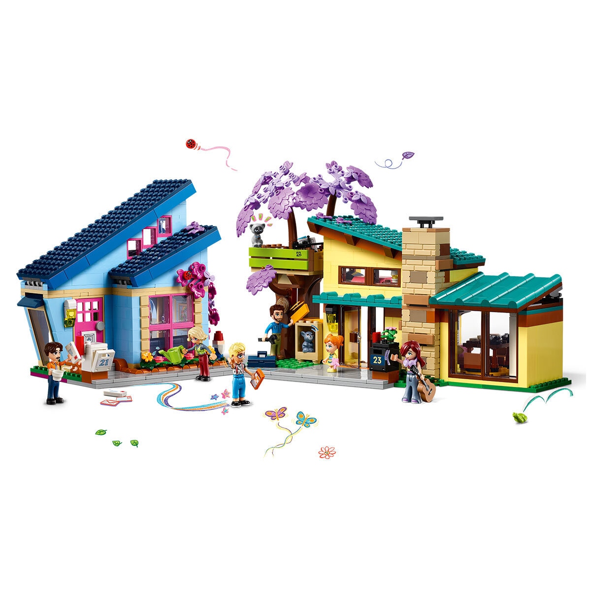 LEGO Friends Olly and Paisley's Family Houses 42620