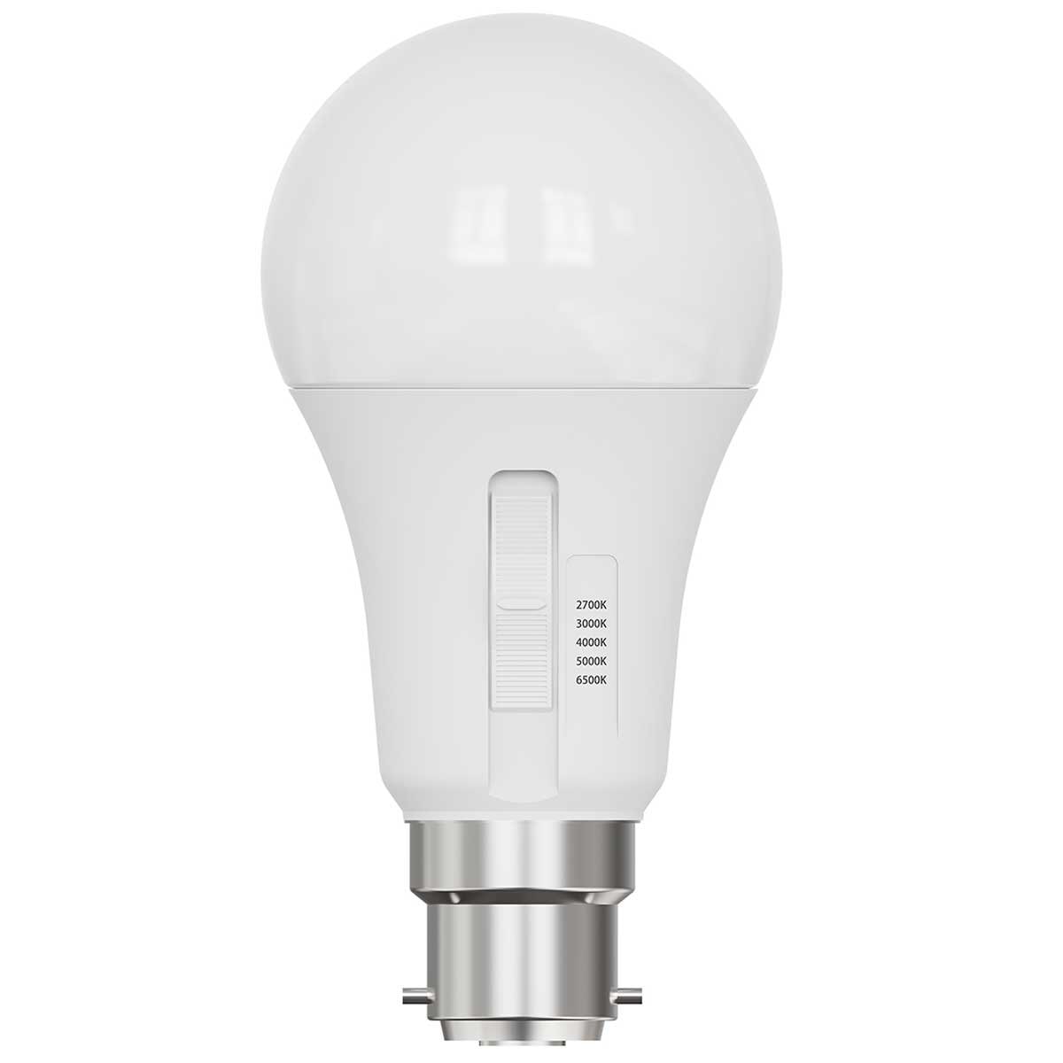 FEIT 60W 5CCT Omni LED A-Lamp B22 BASE 6 Pack