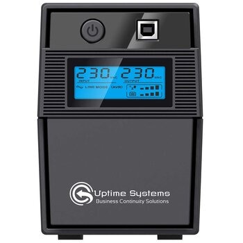 Uptime ELITE Series 650VA Line Interactive Tower UPS With LCD ES650-AVR