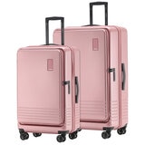 Tosca Horizon 2 Piece Luggage Set Dusty Rose