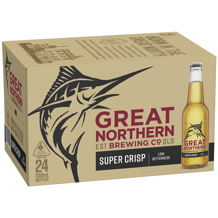 Great Northern Brewing Company Super Crisp Lager 24 x 330mL | Costco