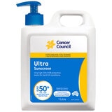 Cancer Council Ultra Sunscreen SPF 50+ 1L