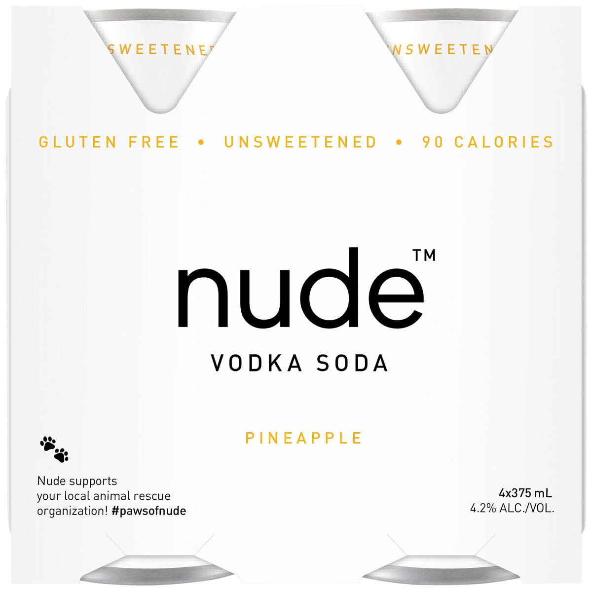 Nude Vodka Soda Mixer Pack 12 x 375ml