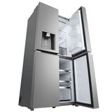 LG 508L French Door Fridge with Slim In-door Ice and Water Dispenser Stainless Steel GF-L500PL