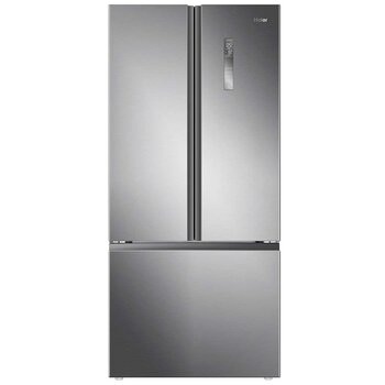 Haier 489L French Door Frost Free Fridge Satina Silver HRF520FS