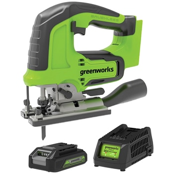 Greenworks 24V Brushless Jigsaw Kit With Battery And Charger