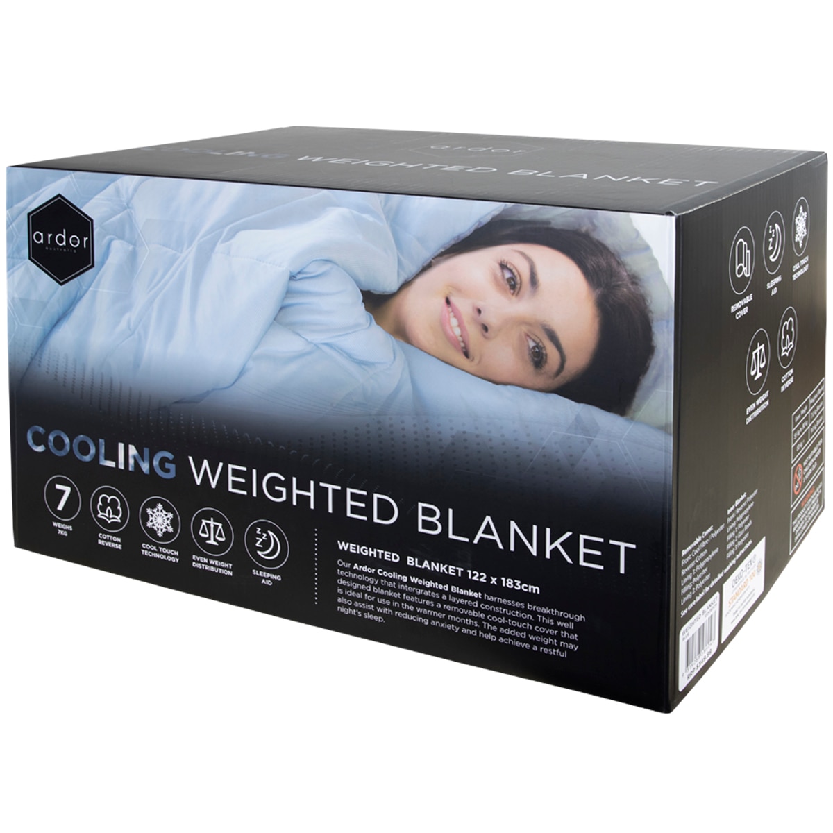 Ardor Cooling Weighted Blanket 7kg Costco Australia