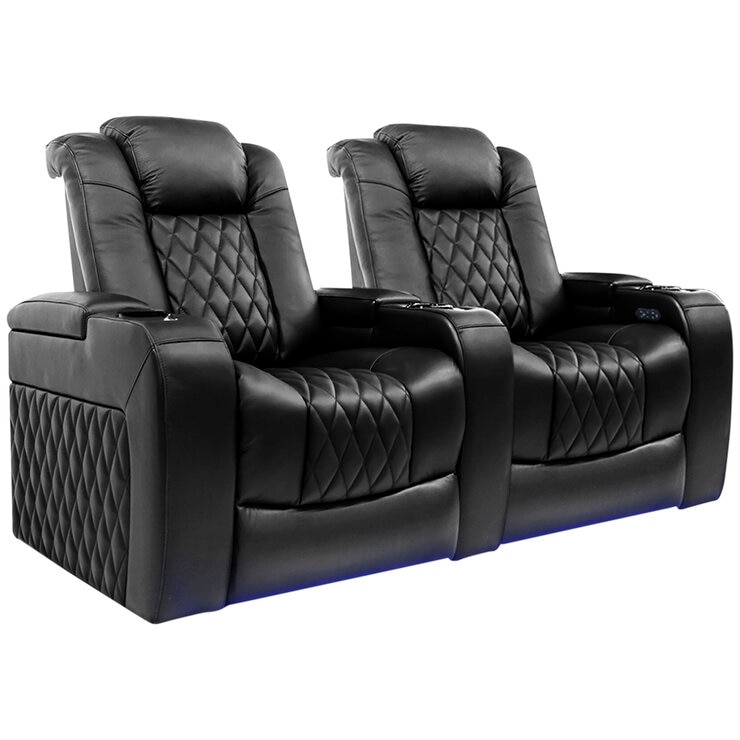 Valencia Home Theatre Tuscany Edition 2 Seater Black Valencia Home Theatre Tuscany Edition 2 Seater Black