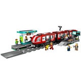 LEGO City Downtown Tram and Station Toy Set 60423