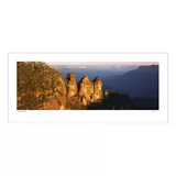 Ken Duncan 30 The Three Sisters, NSW Framed Print White