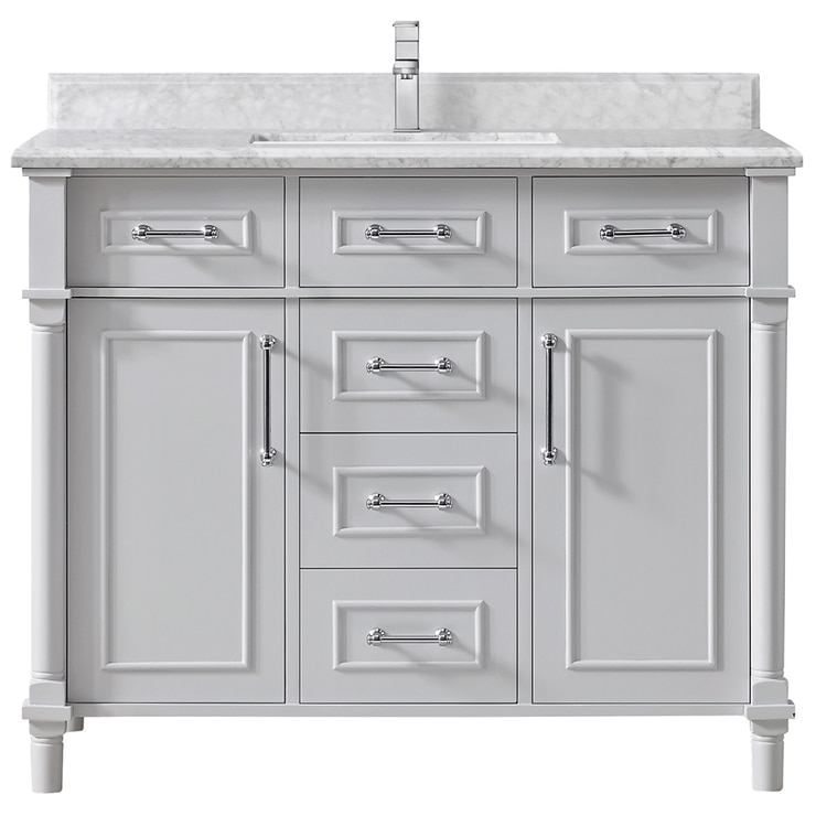 OVE Duchess 1067mm Dove Grey Vanity | Costco Australia