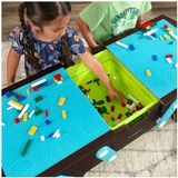 Building Bricks Play N Store Table - Espresso