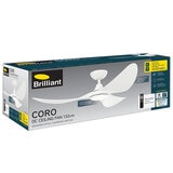 Brilliant CORO LED DC Ceiling Fan 132cm With Remote