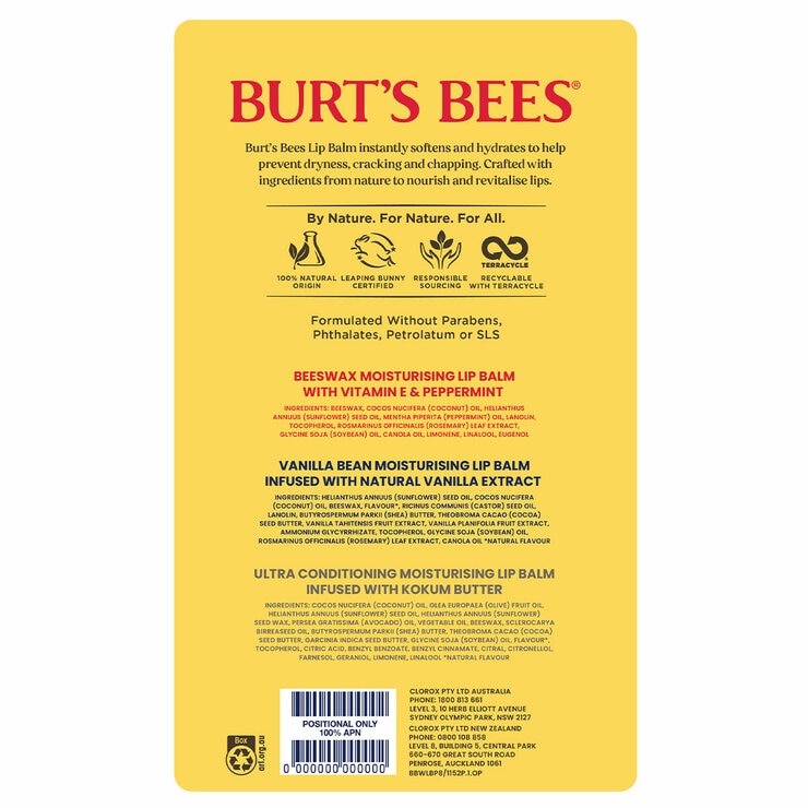 Burt's Bees Nourished & Hydrated 8 Lip Balms Burt's Bees Nourished & Hydrated 8 Lip Balms