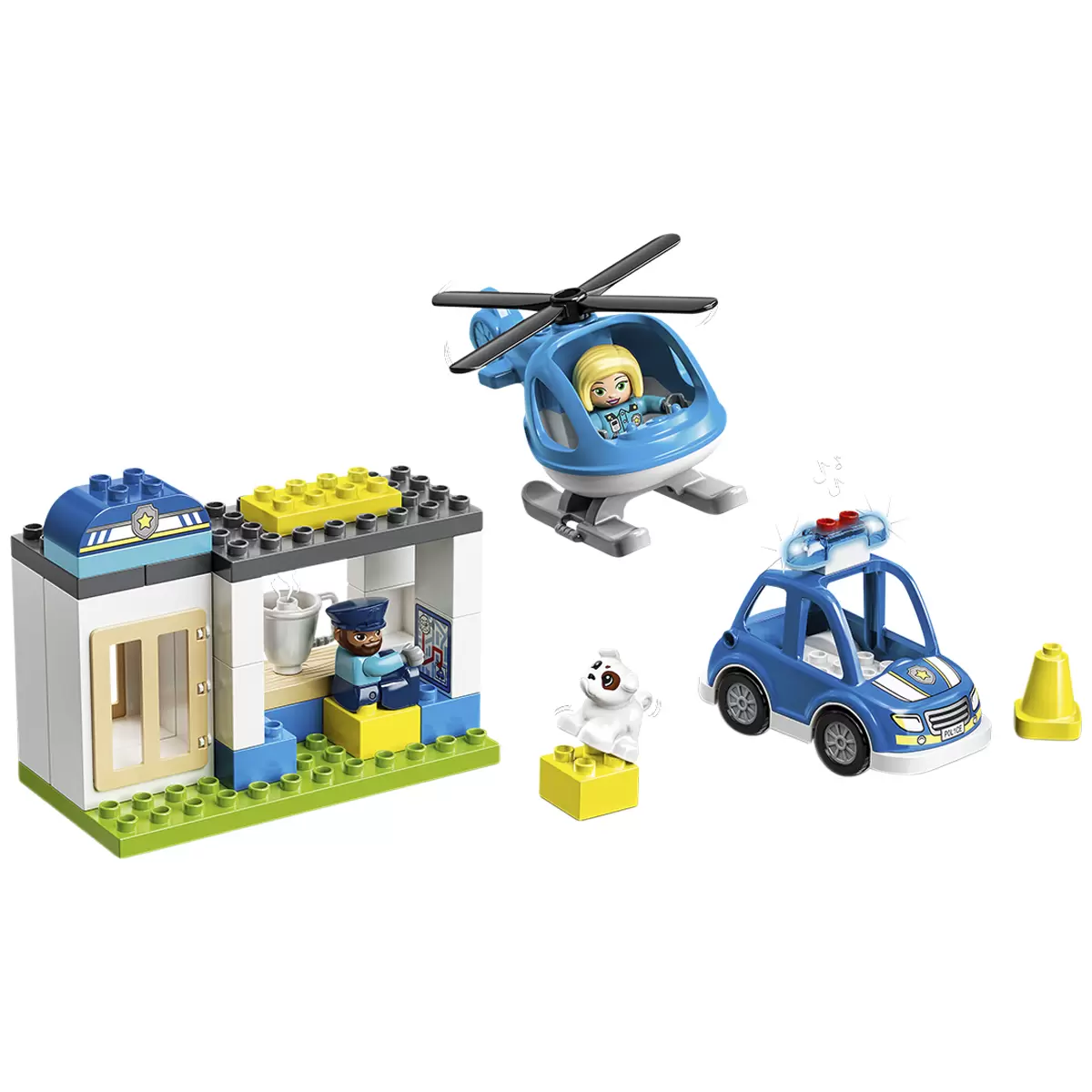 LEGO Duplo Town Police Station and Helicopter 10958