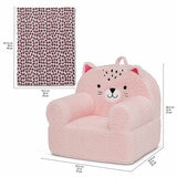 Cozee Kids' Animal Chair with Plush Blanket - Leopard Cozee Kids' Animal Chair with Plush Blanket - Leopard