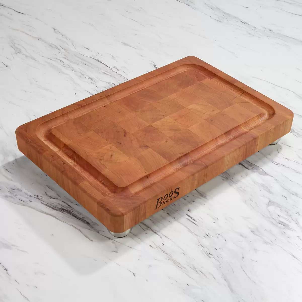 John Boos Signature Endgrain Cherry Cutting Board