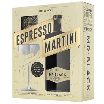 Mr Black Espresso Martini 500ml And Glass Gift Pack