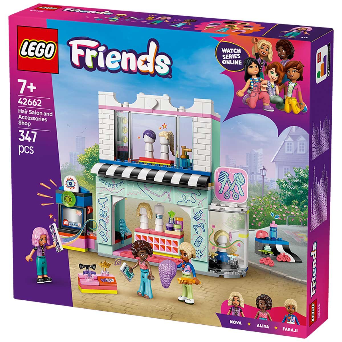 LEGO Friends Hair Salon and Accessories Shop Creative Pretend-Play Toy 42662