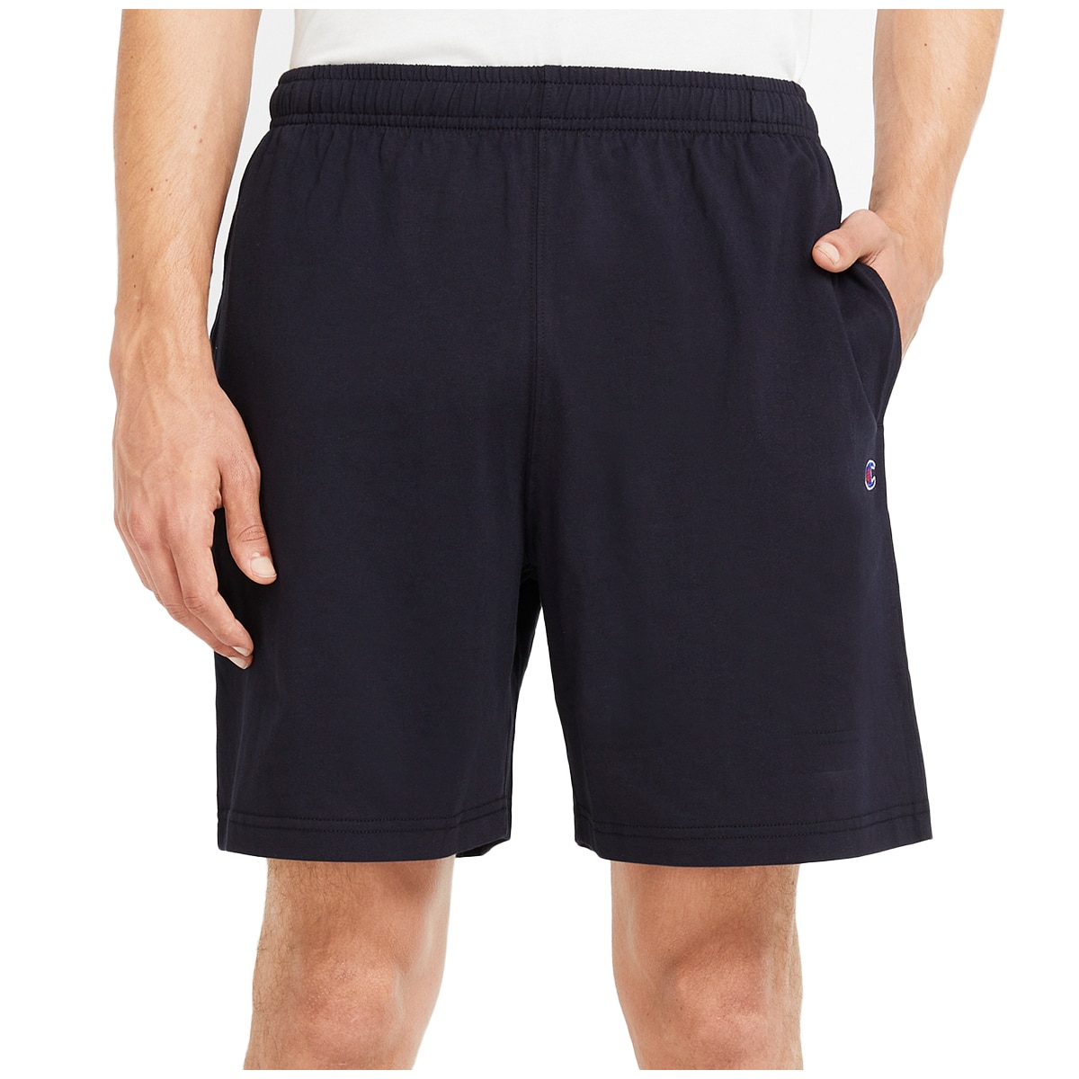 Champion Men's C Logo Jersey Shorts Navy | Costco Australia
