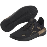 Puma Womens Flyer Runner Shoe - Black Gold