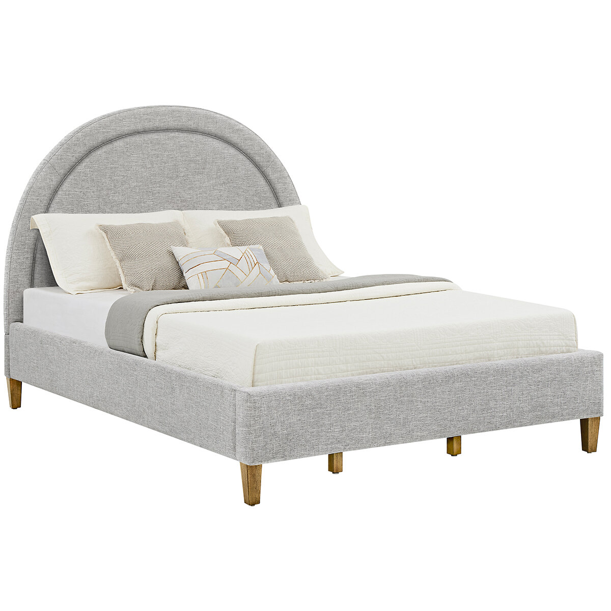 Thomasville Upholstered Arch Queen Bed